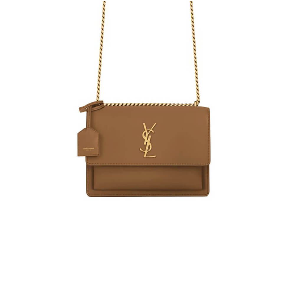 YSL sunset medium leather shoulder bag 442906